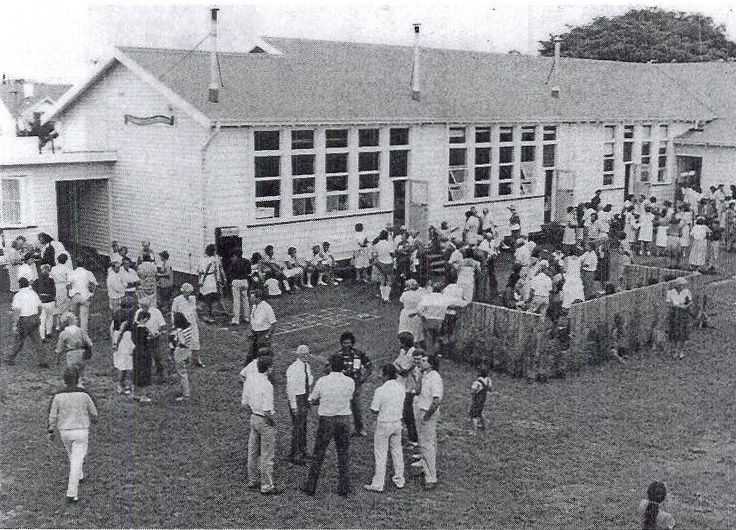 75th Jubilee part of the crowd at the Matangi School