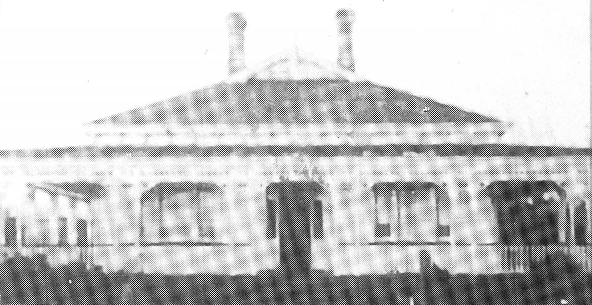 The old Harris homestead built by Jack and Nell Clarkin