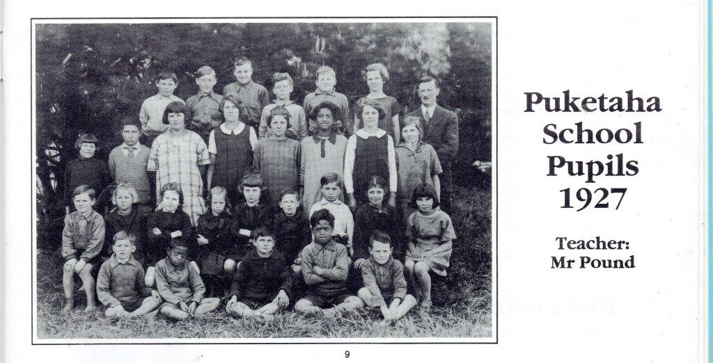 Puketaha School class 1927