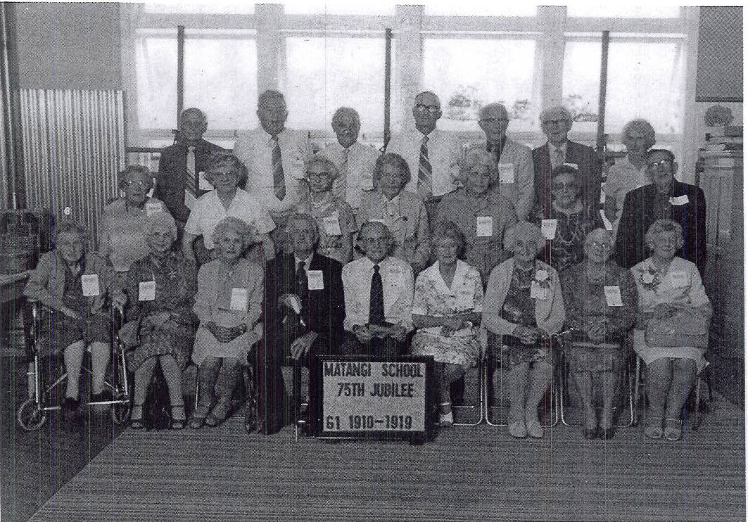 Matangi School 75th Jubilee 1910-1919