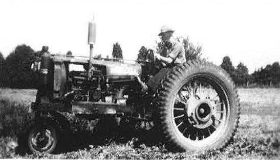 one of Newstead first tractors